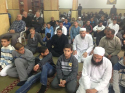 بالصور: صلاة الجمعة من مسجد النور في مدينة اللد